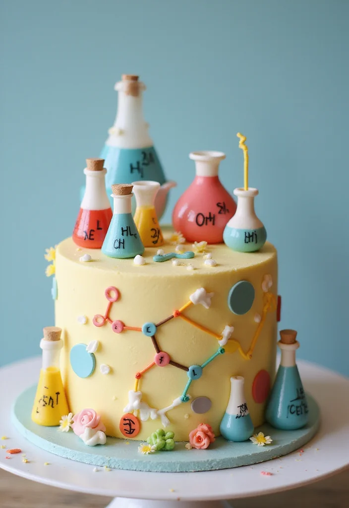 22 Engineering Cake Themes That Will Make Your Party Unforgettable (You’ll Love #1!) - 8. Chemical Engineering Cake