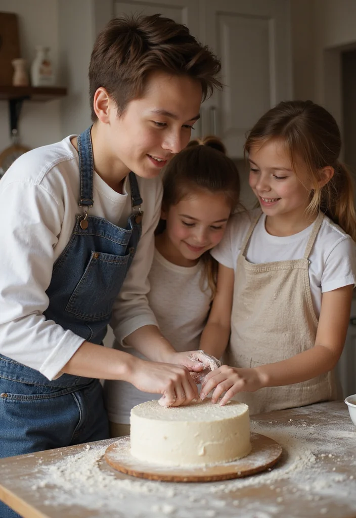 22 Sentimental Birthday Cake Captions That Capture the Love! - 6. Baking Memories, One Cake at a Time