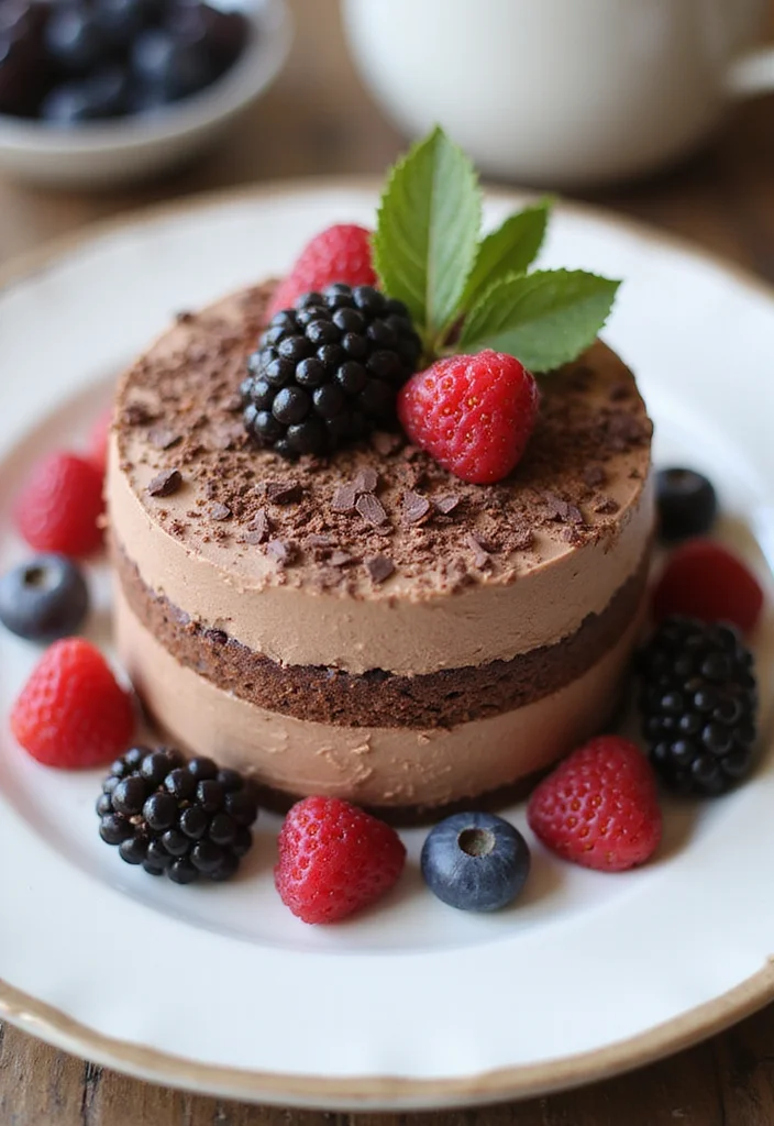 25 Festive Fancy Cake Designs for Every Occasion (Get Ready to Bake #10!) - 10. Chocolate Mousse Cake