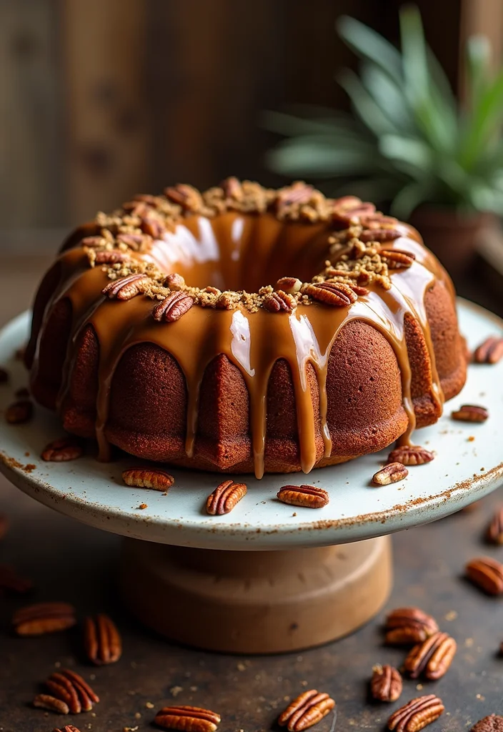 25 Festive Fancy Cake Designs for Every Occasion (Get Ready to Bake #10!) - 19. Pecan Praline Cake