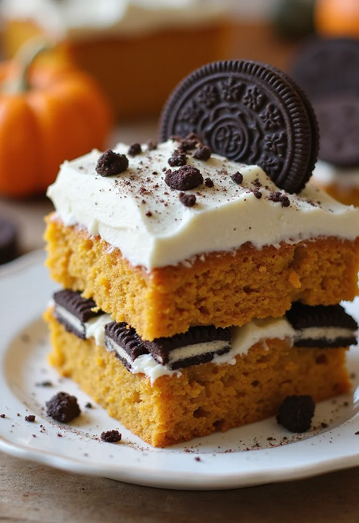 25 Festive Holiday Oreo Cake Designs That Will Make Your Celebrations Extra Special! - 19. Pumpkin Oreo Cake