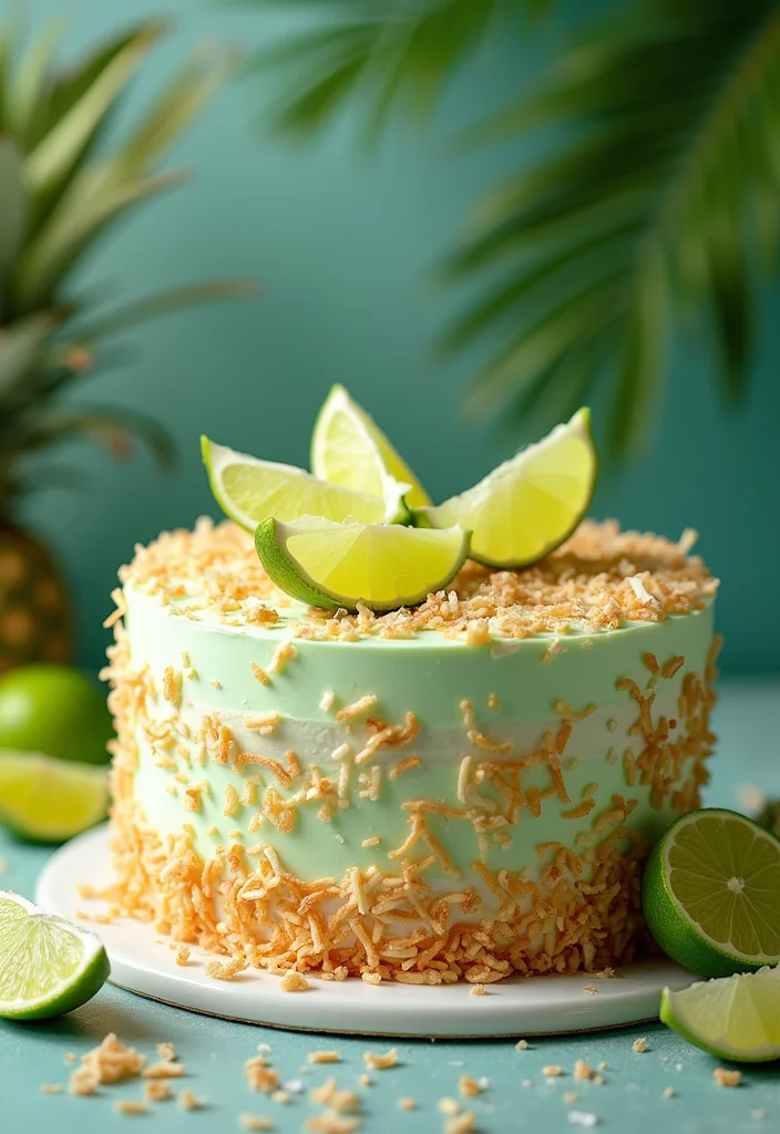 25 Naked Cake Ideas for Your Hochzeit That Will Steal the Show! - 21. Coconut Lime Zest