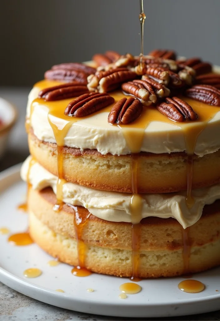 25 Naked Cake Ideas for Your Hochzeit That Will Steal the Show! - 23. Maple Pecan Cake
