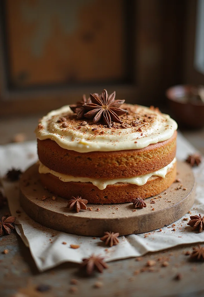 25 Naked Cake Ideas for Your Hochzeit That Will Steal the Show! - 8. Spiced Chai Cake