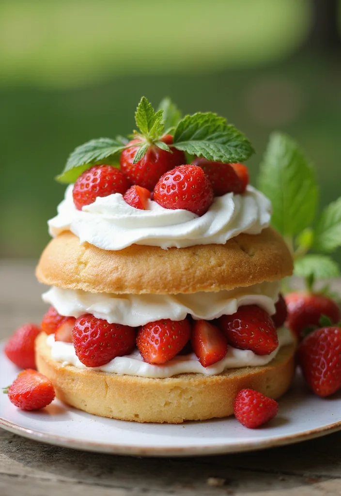 25 Naked Cake Ideas for Your Hochzeit That Will Steal the Show! - 9. Strawberry Shortcake Sensation