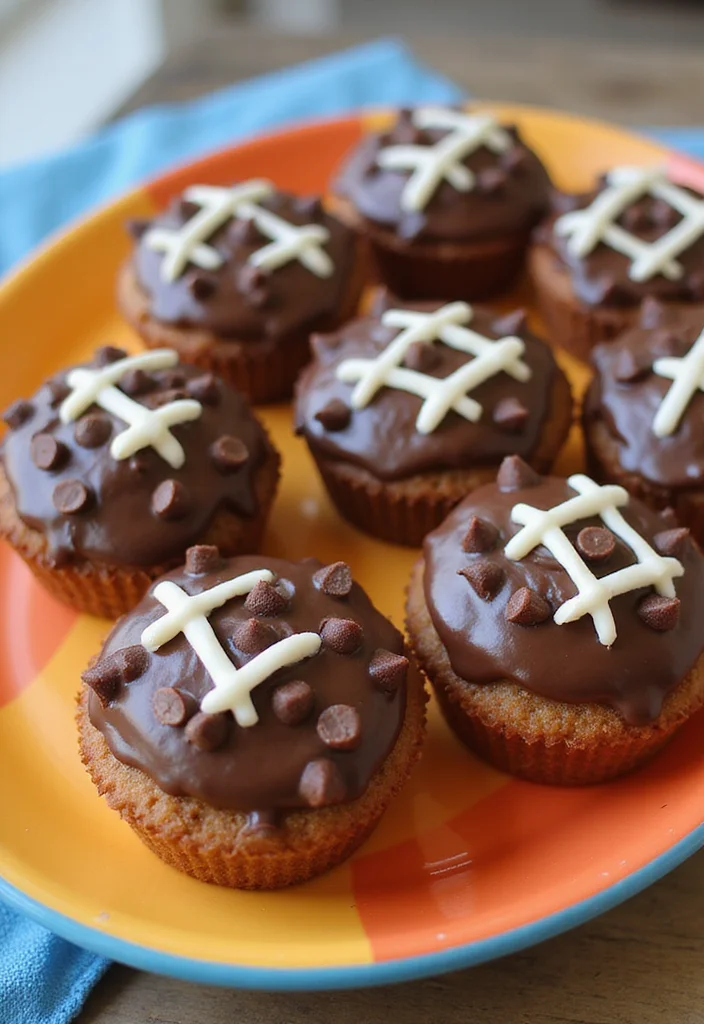 Score Big with a Football-Themed Birthday Cake Your Kids Will Adore! - 6. Mini Football Cakes