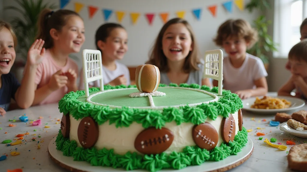 Score Big with a Football-Themed Birthday Cake Your Kids Will Adore!