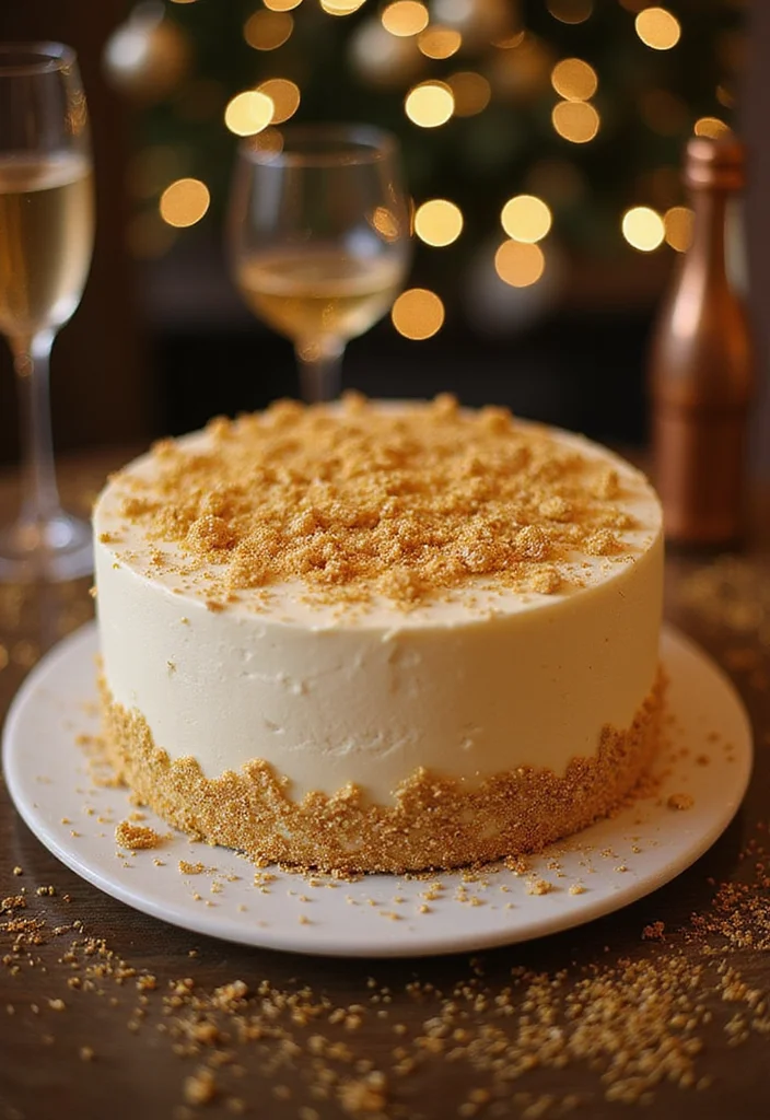 Throw the Ultimate Dior Birthday Bash with These 12 Cake Ideas! - 12. Sparkling Champagne Cake