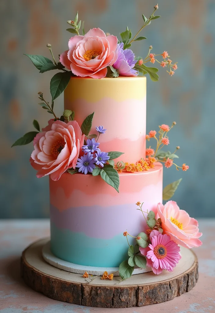 Throw the Ultimate Dior Birthday Bash with These 12 Cake Ideas! - 3. Floral Fantasy Cake