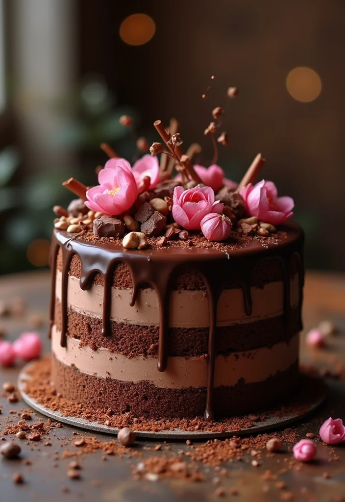 Throw the Ultimate Dior Birthday Bash with These 12 Cake Ideas! - 6. Couture Chocolate Cake