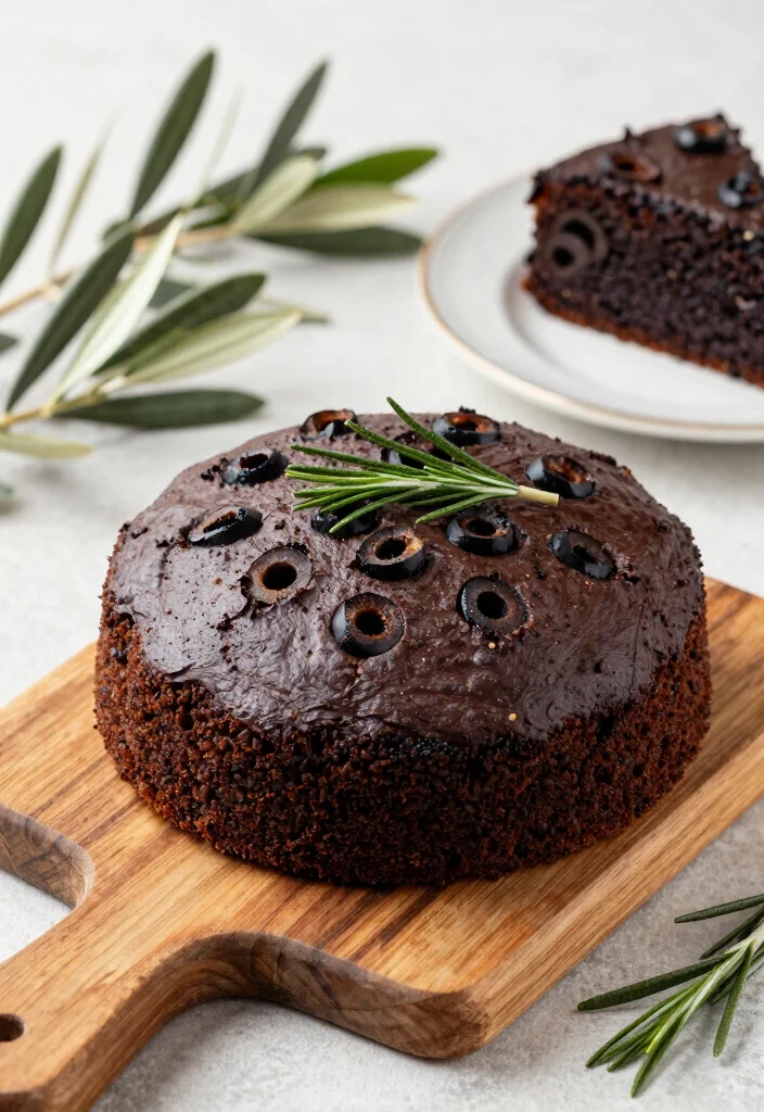 15 Black Heart Shaped Cake Ideas Dramatic Modern Style - 10. Black Olive Cake 1