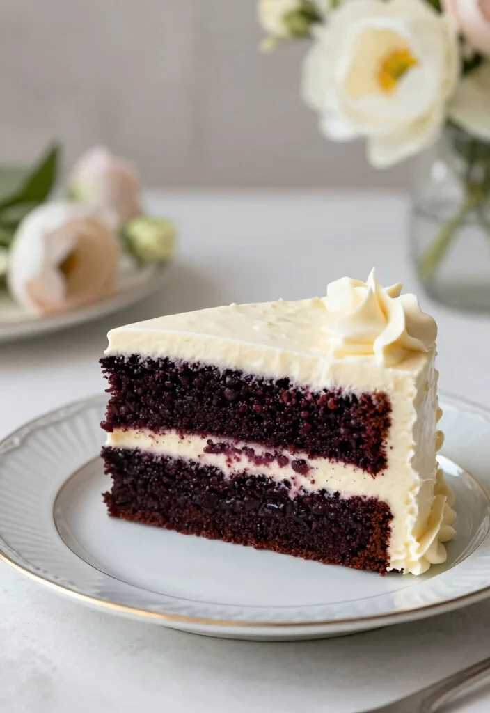 15 Black Heart Shaped Cake Ideas Dramatic Modern Style - 12. Vegan Black Velvet Cake 1