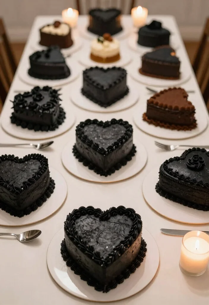 15 Black Heart Shaped Cake Ideas Dramatic Modern Style - Conclusion 1