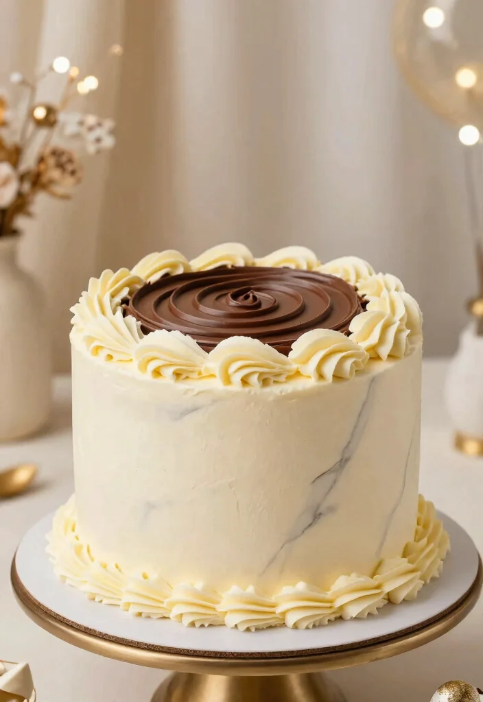 15 Chic Modern Cake Ideas for a Stylish 31st Birthday Celebration - 10. Marble Cake with Cream Cheese Frosting 1