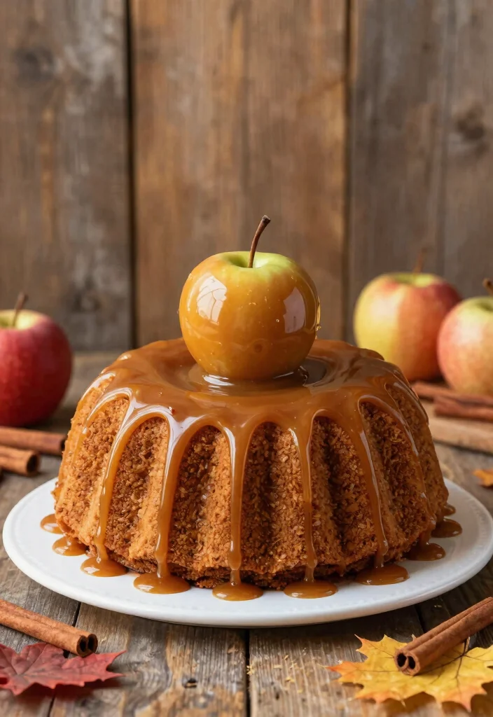15 Chic Modern Cake Ideas for a Stylish 31st Birthday Celebration - 11. Caramel Apple Cake 1