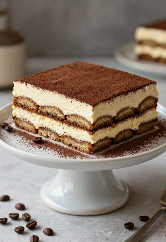 15 Chic Modern Cake Ideas for a Stylish 31st Birthday Celebration - 13. Tiramisu Cake 1