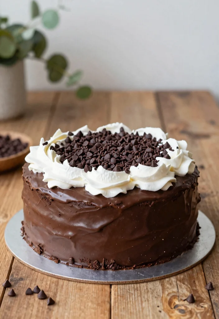 15 Chic Modern Cake Ideas for a Stylish 31st Birthday Celebration - 7. Vegan Chocolate Cake 1