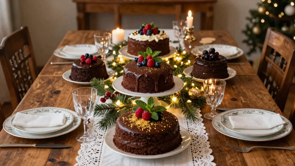 15 Christmas Chocolate Cake Ideas: Festive Cozy Dessert