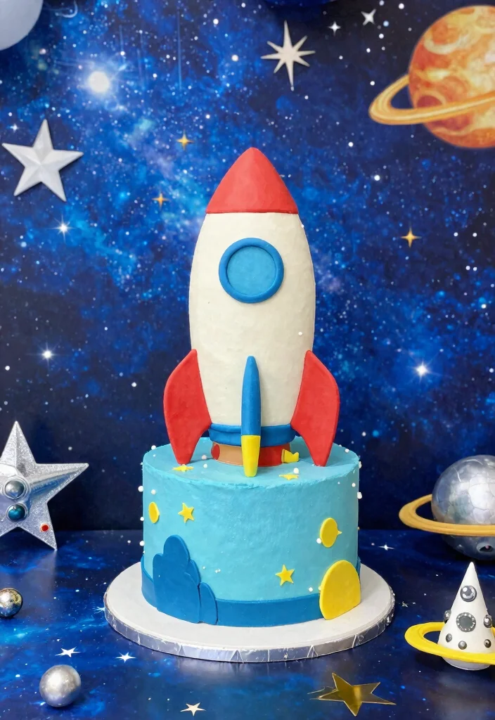 15 Ensaio Smash the Cake Ideas: Adorable Photo Inspiration - 13. Space Adventure Theme 1