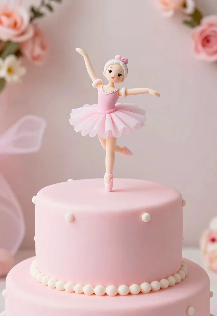15 Princess Smash Cake Ideas for a Fairytale Sweet Theme - 10. Dancing Princess Cake 1