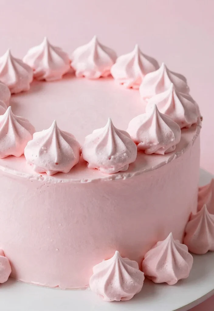 15 Strawberry Cake Decoration Ideas: Fresh Fruity Designs - 10. Strawberry Meringue Kisses 1
