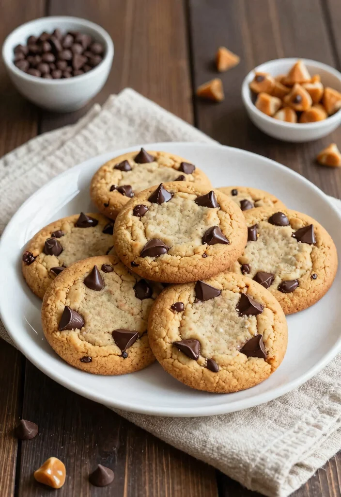 15 Toffee Cookie Recipe Ideas: Buttery Crunchy Treats - 2. Chewy Chocolate Chip Toffee Cookies 1