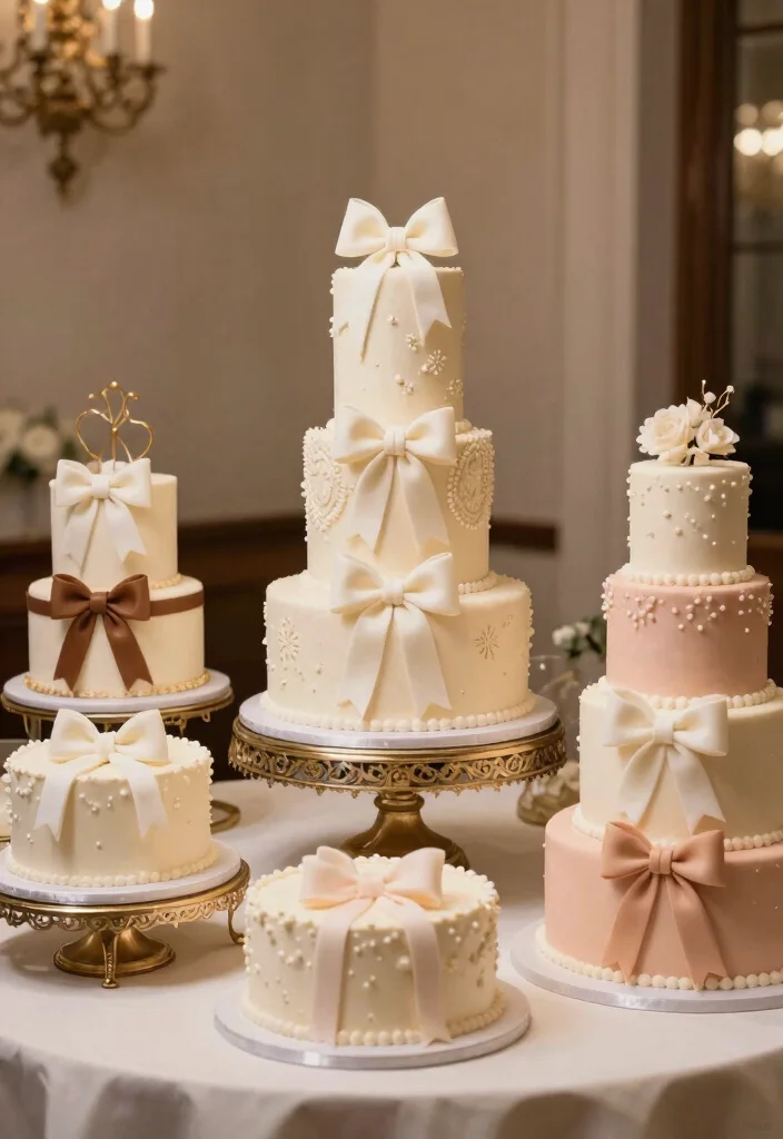 15 Wedding Cake With Bow Ideas: Elegant Soft Detail - Conclusion 1