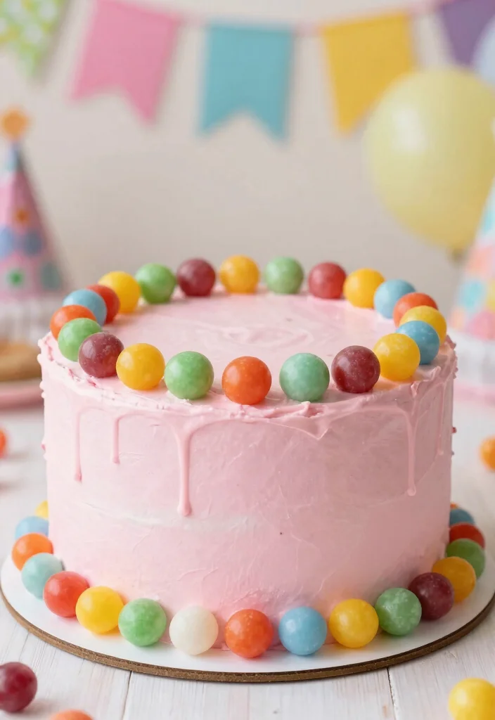 16 Baby Shark Smash Cake Ideas Bright Fun Theme - 9. Bubblegum Surprise Cake 1