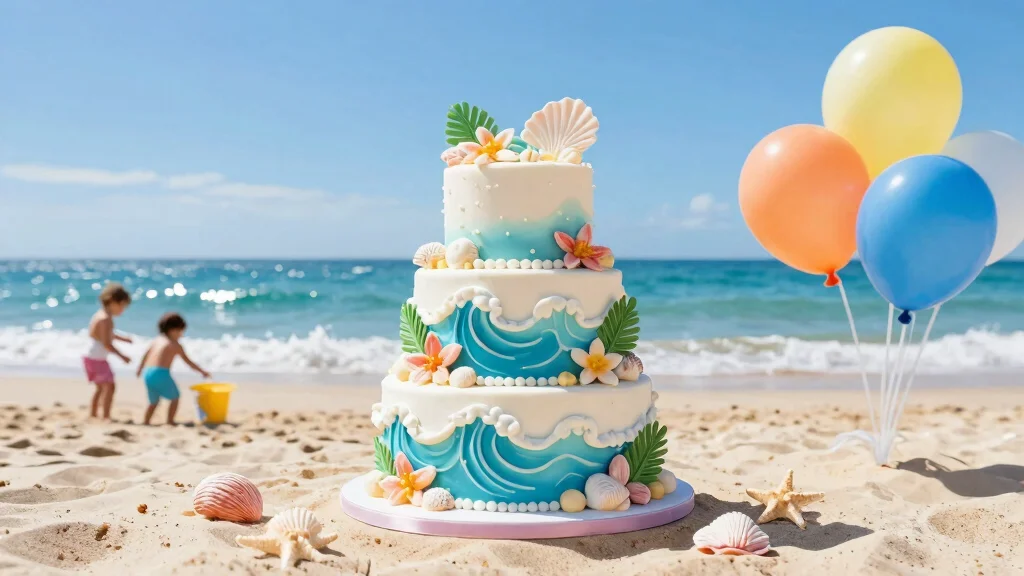 16 Beach Birthday Cake Ideas for a Sunny Tropical Celebration