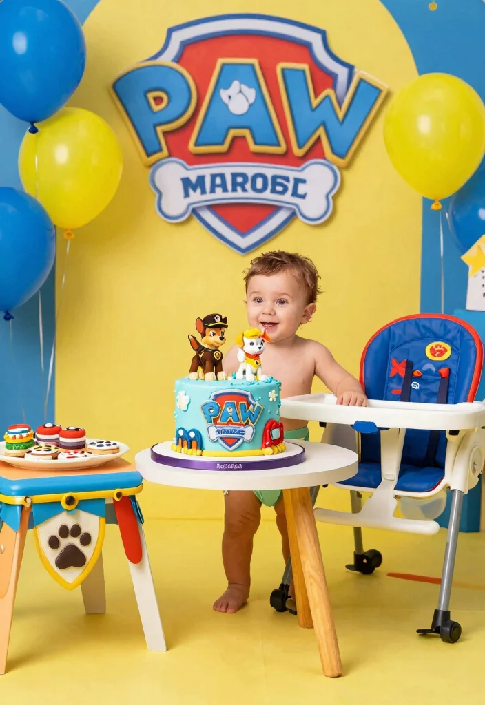 16 Cake Smash Boy Ideas Cute First Birthday Fun - 2. Paw Patrol Adventure 1