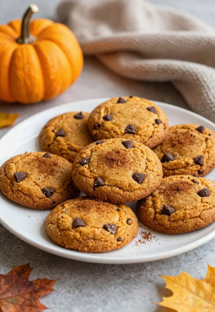 16 Chocolate Cake Mix Cookies Ideas: Quick Chewy Treats - 15. Pumpkin Spice Chocolate Cake Mix Cookies 1