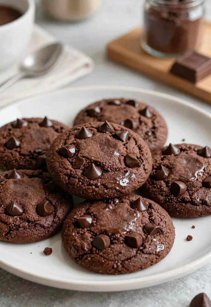 16 Chocolate Cake Mix Cookies Ideas: Quick Chewy Treats - 2. Double Chocolate Cake Mix Cookies 1
