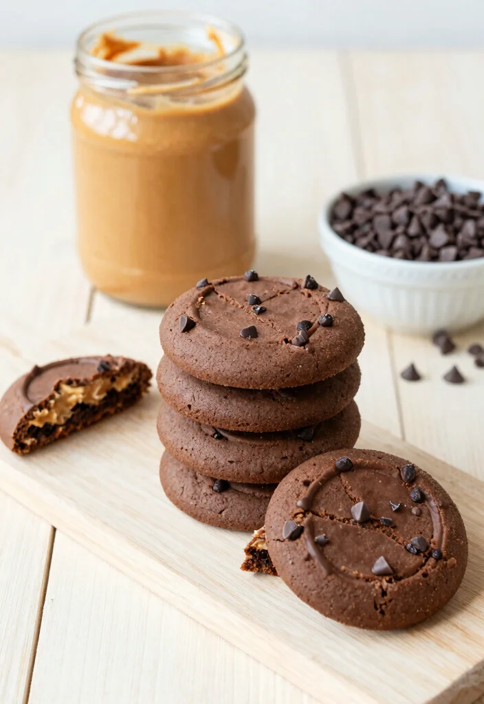 16 Chocolate Cake Mix Cookies Ideas: Quick Chewy Treats - 3. Peanut Butter Chocolate Cake Mix Cookies 1