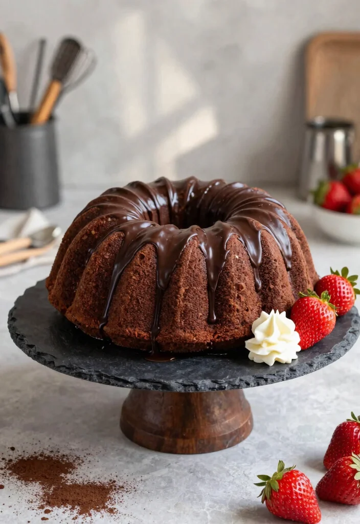 16 Chocolate Guinness Cake Ideas: Deep Moist Indulgence - 4. Chocolate Guinness Bundt Cake 1
