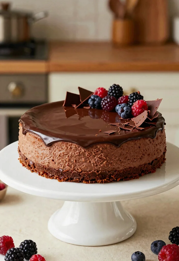 16 Chocolate Guinness Cake Ideas: Deep Moist Indulgence - 6. Chocolate Guinness Cheesecake 1