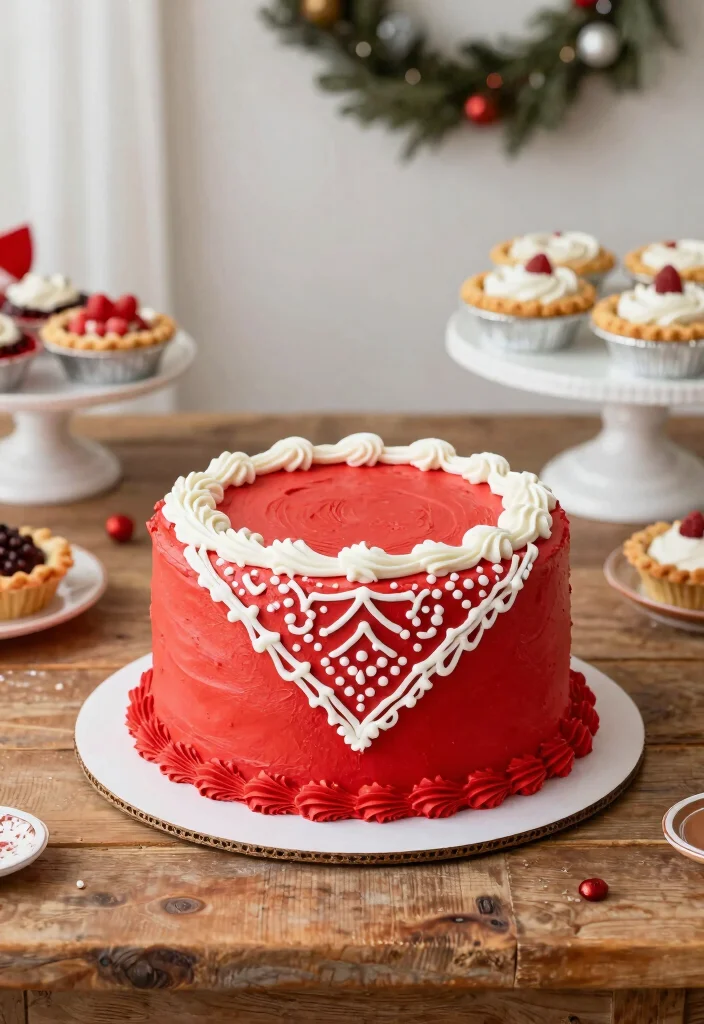 16 First Rodeo Smash Cake Ideas Cute Western Style - 4. Bandana Cake 1