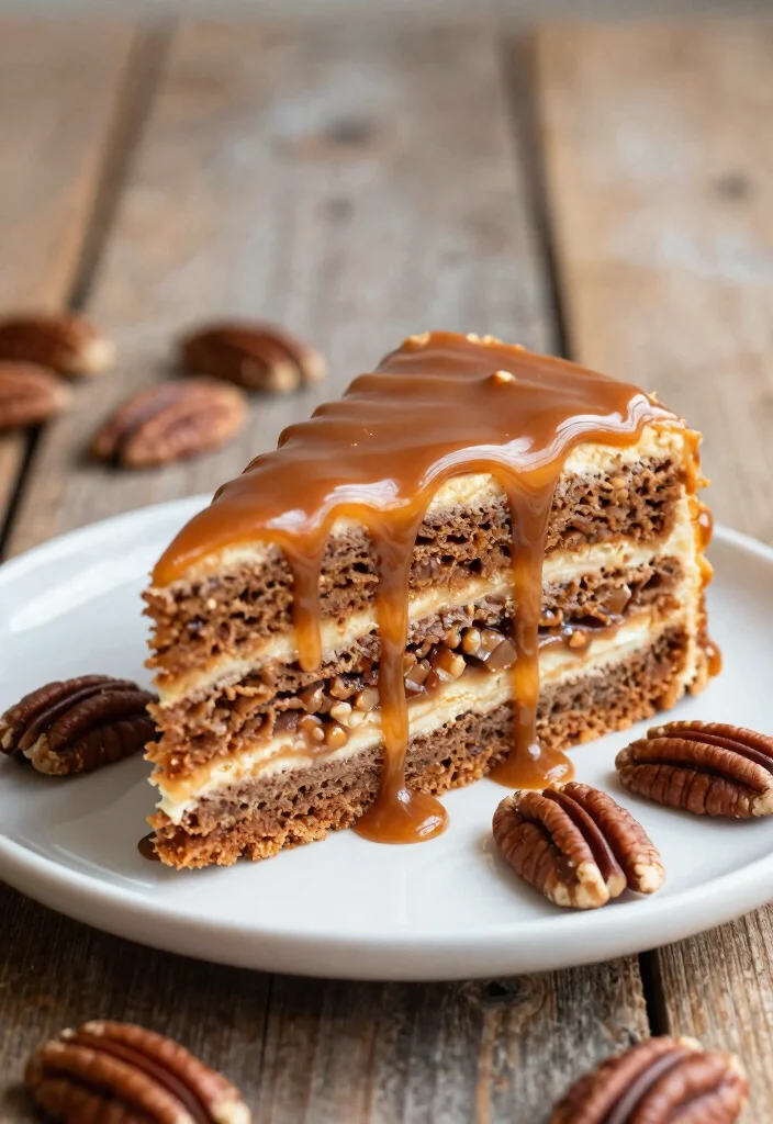 16 Happy Birthday Husband Cake Ideas Masculine and Stylish - 2. Caramel Pecan Explosion 1