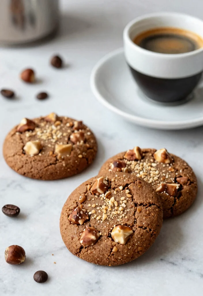 16 NYC Cookie Recipe Ideas: Thick Bakery Style Cookies - 13. Hazelnut Espresso Cookies 1