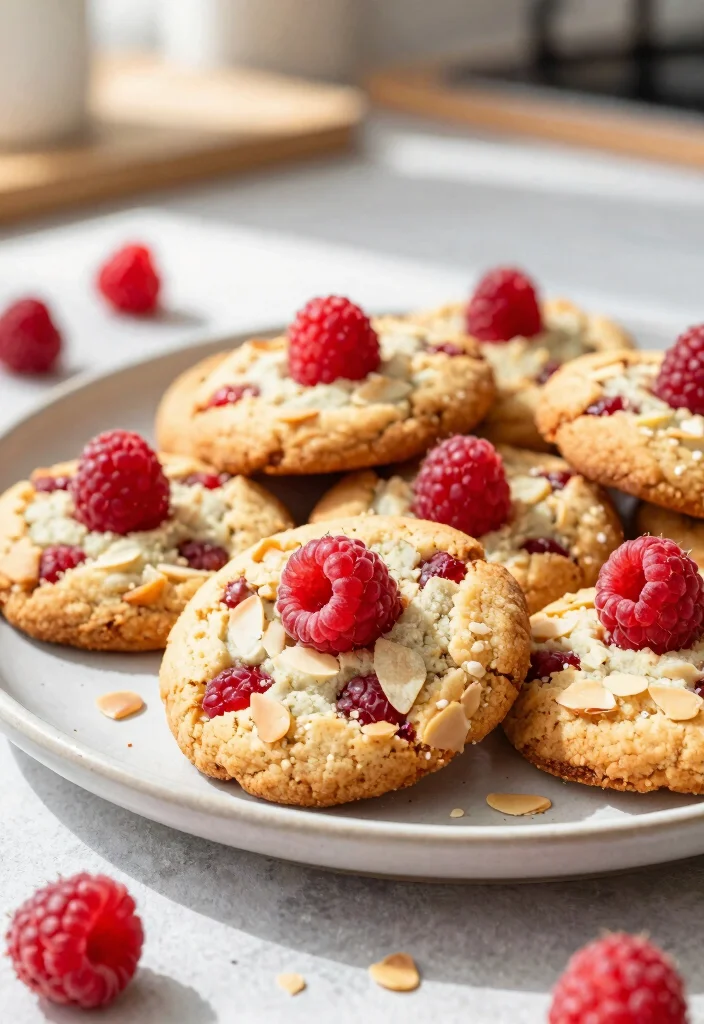 16 NYC Cookie Recipe Ideas: Thick Bakery Style Cookies - 14. Raspberry Almond Cookies 1