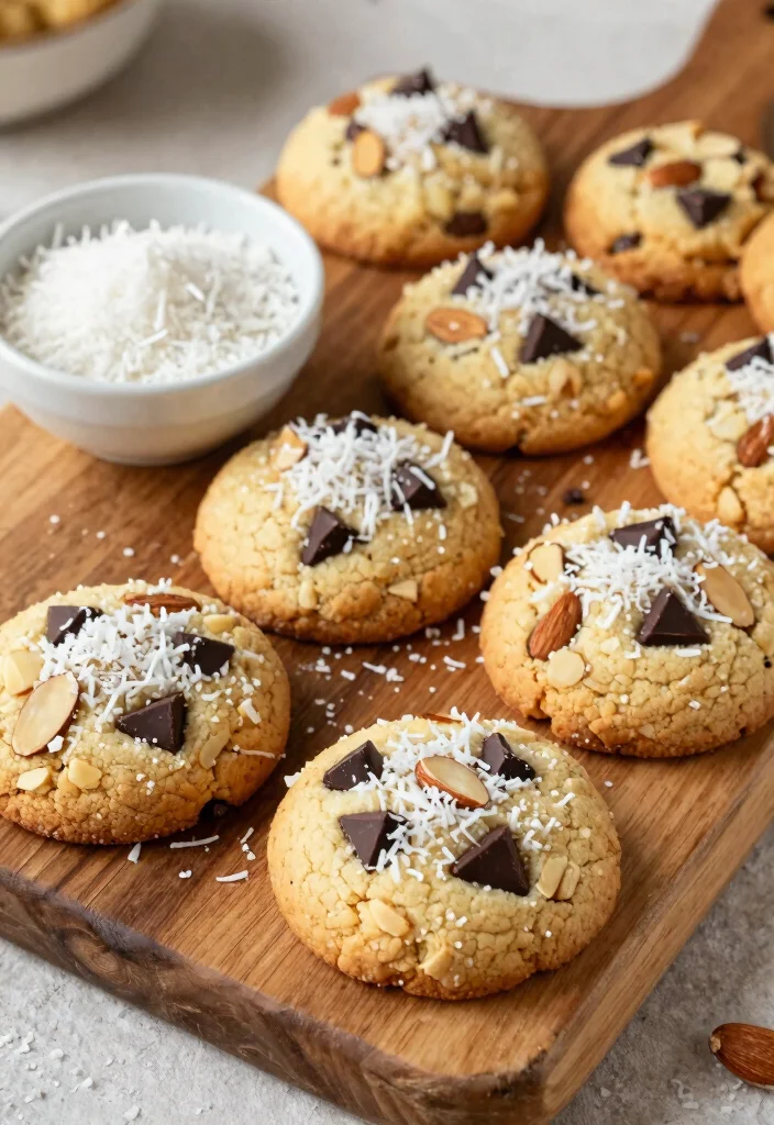 16 NYC Cookie Recipe Ideas: Thick Bakery Style Cookies - 7. Almond Joy Cookies 1