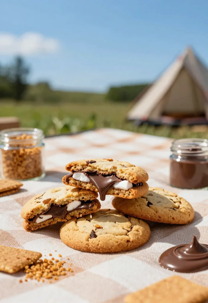 16 NYC Cookie Recipe Ideas: Thick Bakery Style Cookies - 9. S’mores Cookies 1