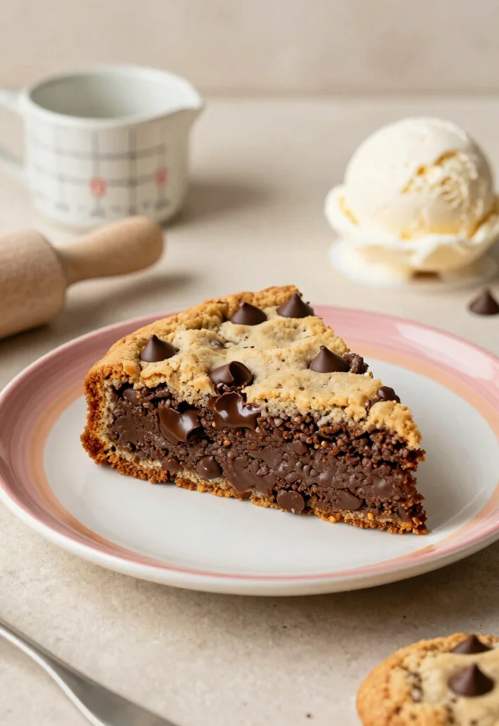 16 One Bowl Chocolate Cake Ideas for Easy No Mess Baking - 12. Chocolate Chip Cookie Cake 1