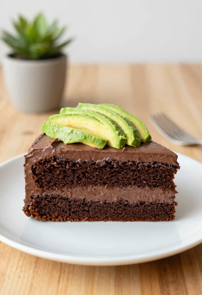 16 One Bowl Chocolate Cake Ideas for Easy No Mess Baking - 13. Chocolate Avocado Cake 1