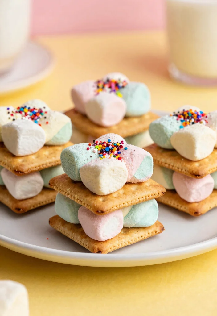 16 Small Unicorn Cake Ideas: Cute Magical Designs - 13. Unicorn S'mores 1