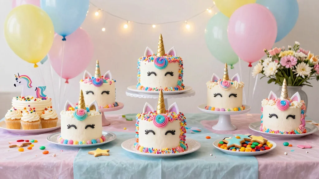 16 Small Unicorn Cake Ideas: Cute Magical Designs