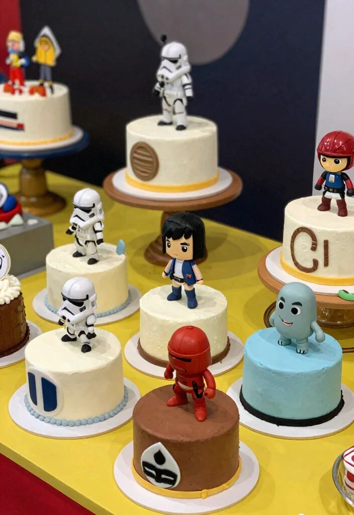 16 Star Wars Wedding Cake Ideas for a Nerdy Chic Celebration - 11. Custom Character Cakes 1