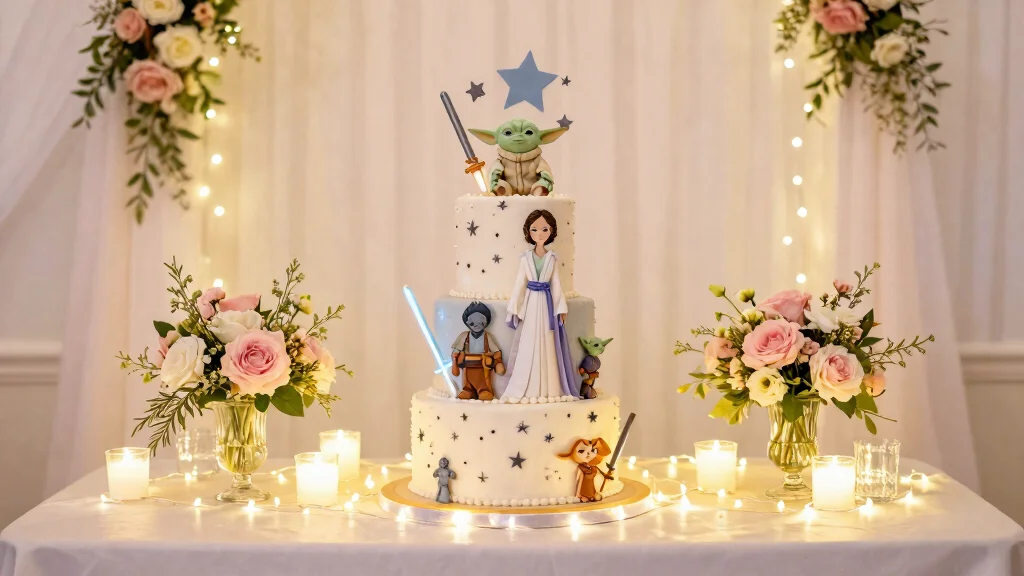 16 Star Wars Wedding Cake Ideas for a Nerdy Chic Celebration