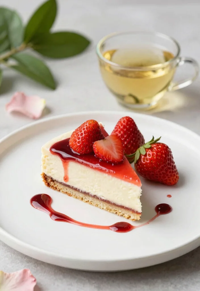 16 Strawberry Cake Slice Ideas for Elegant Dessert Styling - 7. Strawberry Balsamic Cake Slice 1