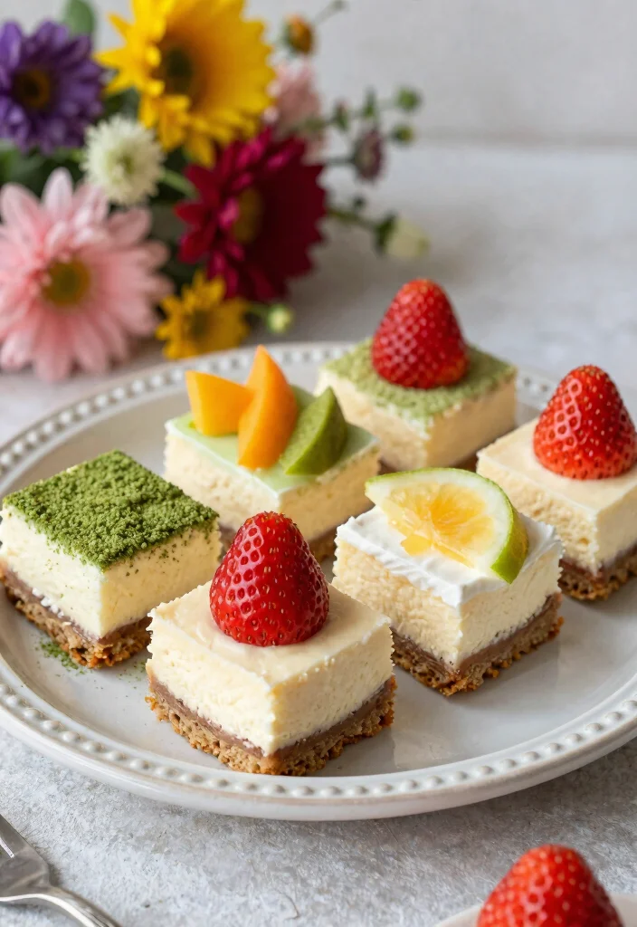 16 Strawberry Cheesecake Bars Ideas: Easy Sliceable Dessert - 12. Strawberry Cheesecake Bars with a Twist 1