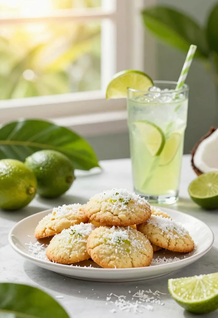 17 Easy Soft Sugar Cookie Recipe Ideas: Foolproof Classic - 10. Coconut Lime Soft Sugar Cookies 1